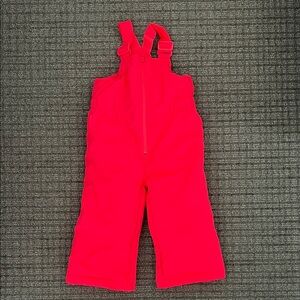 GAP Bright Pink Kids Overall Snowpants